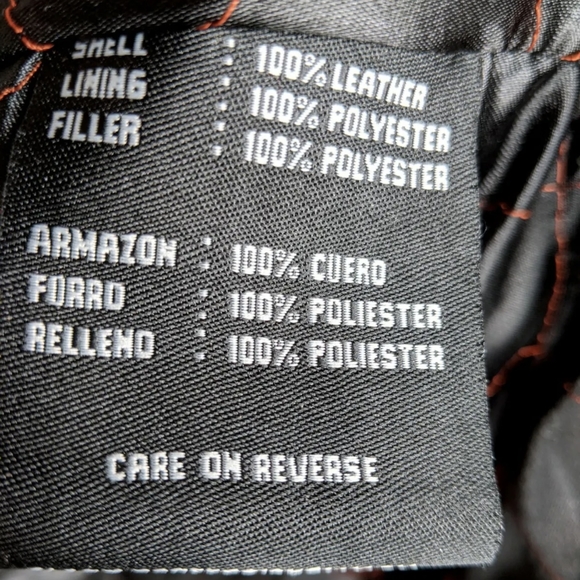 NASCAR Leather Jacket Mens M Tony Stewart Nextel Home Depot 2005 Patches Pocket - Picture 14 of 15